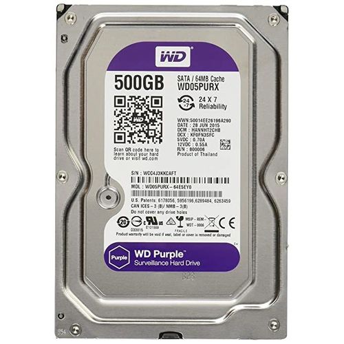 500GB HDD WD SURVEILLANCE