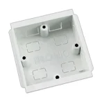 Compartment PVC Trunking Single Box 100mmx50mm
