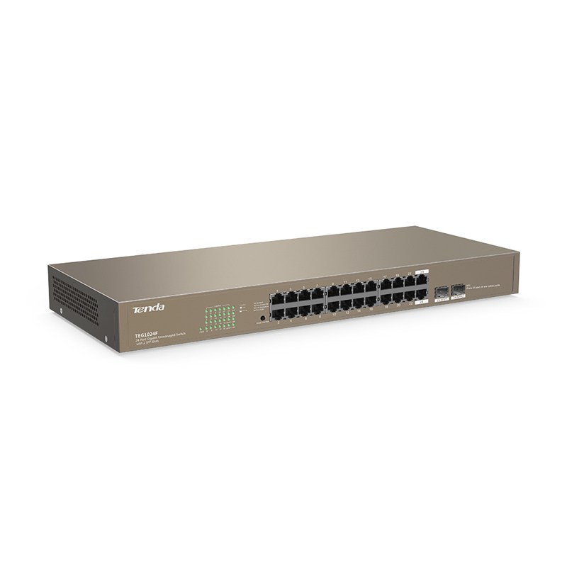 TEG1024F / Switch / 24-Port Gigabit Unmanaged Switch with 2 SFP Slots - Image 3