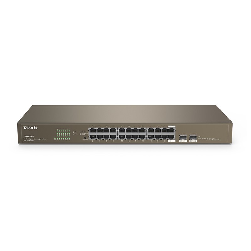 TEG1024F / Switch / 24-Port Gigabit Unmanaged Switch with 2 SFP Slots